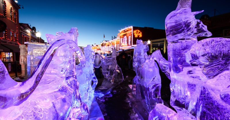The Cripple Creek Ice Fest has returned after taking a COVID hiatus.  Celebrate with a ride down an ice slide