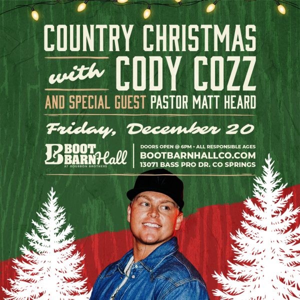 Country Christmas with Cody Cozz Visit Colorado Springs